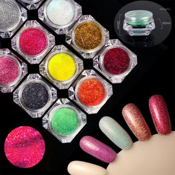 1g colorful holographic nail glitter powder art beauty summer decor manicure pigment dust tips1, Silver;gold
1g colorful holographic nail glitter powder art beauty summer decor manicure pigment dust tips1, Silver;gold