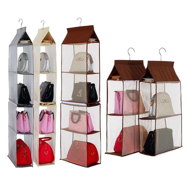 storage boxes & bins household bag hanging non-woven fabric finishing wardrobe rack 4 layers folding shelf purse handbag
storage boxes & bins household bag hanging non-woven fabric finishing wardrobe rack 4 layers folding shelf purse handbag