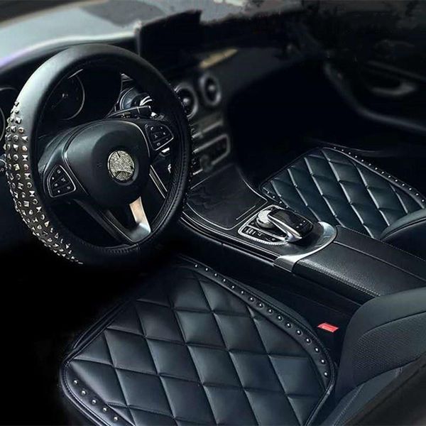 car seat covers punk leather rivet three piece set bupad wear-resistant fashion cushion interior accessories
car seat covers punk leather rivet three piece set bupad wear-resistant fashion cushion interior accessories