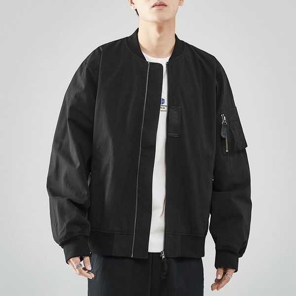 men's jackets women 2021 spring autumn fashion solid color slim coats men stand collar overcoats male casual baseball o35, Black;brown
men's jackets women 2021 spring autumn fashion solid color slim coats men stand collar overcoats male casual baseball o35, Black;brown