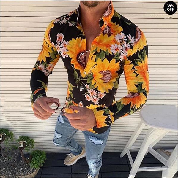 brand autumn man shirt fashion hawaiian shirts sunflower print casual button down long sleeve blouse, White;black
brand autumn man shirt fashion hawaiian shirts sunflower print casual button down long sleeve blouse, White;black