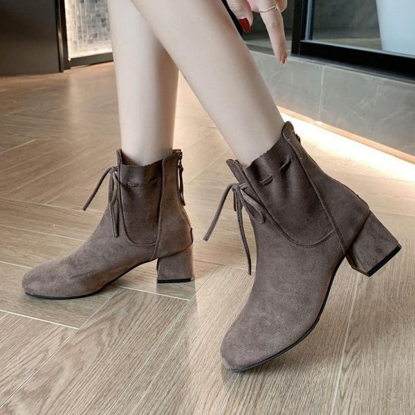 boots johnature 2021 women round toe zip shoes concise sewing handmade leisure platform heels casual ankle, Black
boots johnature 2021 women round toe zip shoes concise sewing handmade leisure platform heels casual ankle, Black