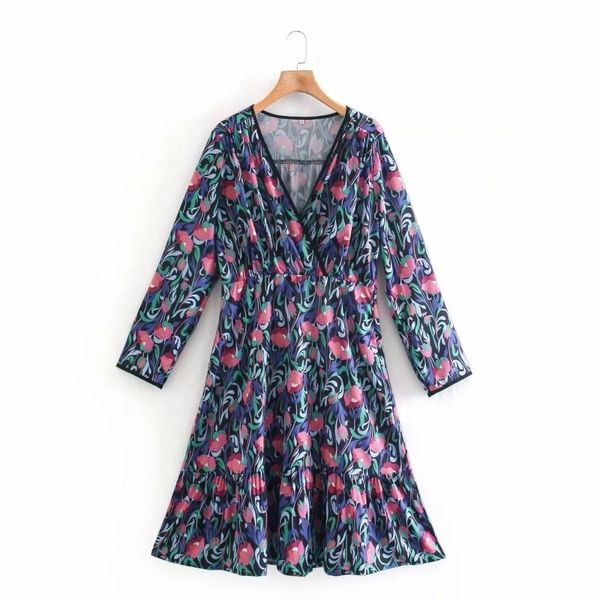 spring women tulip printing v neck ruffle hem mini dress female long sleeve clothes casual lady loose vestido d7298 210430, Black;gray
spring women tulip printing v neck ruffle hem mini dress female long sleeve clothes casual lady loose vestido d7298 210430, Black;gray