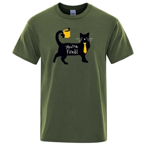 men's t-shirts you're fired printed men hip hop cartoon black cat t shirt summer casual male short sleeve harajuku cotton, White;black
men's t-shirts you're fired printed men hip hop cartoon black cat t shirt summer casual male short sleeve harajuku cotton, White;black