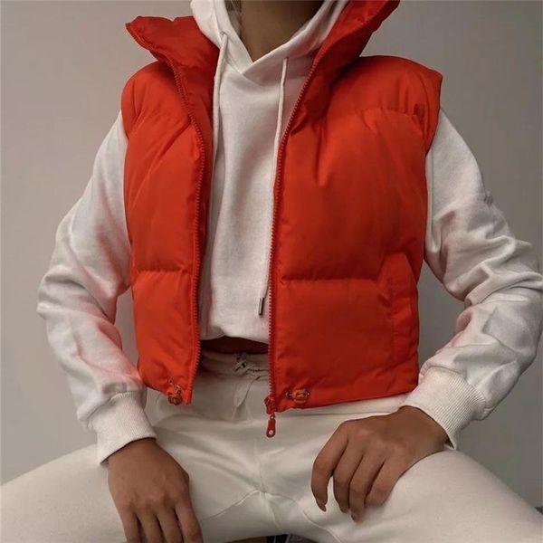 women's vests woman casual colorful loose short down vest 2021 autumn female oversized solid cropped girls high street outerwear, Black;white
women's vests woman casual colorful loose short down vest 2021 autumn female oversized solid cropped girls high street outerwear, Black;white