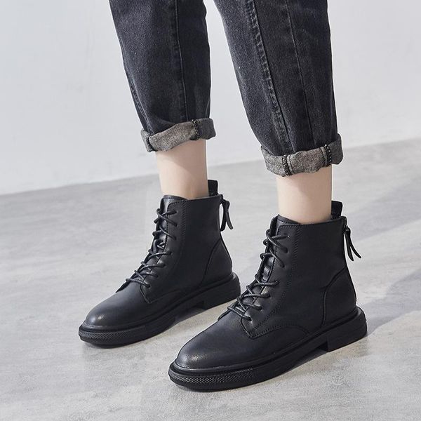boots fashion lace-up for women winter snow ladies solid color casual flat shoes warm fur 80n3, Black
boots fashion lace-up for women winter snow ladies solid color casual flat shoes warm fur 80n3, Black