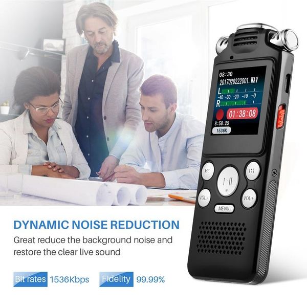 digital voice recorder o pen mini lossless color display activated sound dictaphone mp3 player recording noise reduction (16
digital voice recorder o pen mini lossless color display activated sound dictaphone mp3 player recording noise reduction (16