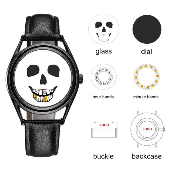 wristwatches fb81002 personalize women watches black leather strap miyota movt skull design your own custom image watch unisex, Slivery;brown
wristwatches fb81002 personalize women watches black leather strap miyota movt skull design your own custom image watch unisex, Slivery;brown
