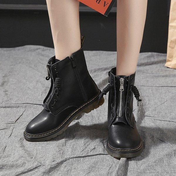 boots nice women pu leather shoes for winter woman casual spring autumn botas mujer female ankle, Black
boots nice women pu leather shoes for winter woman casual spring autumn botas mujer female ankle, Black