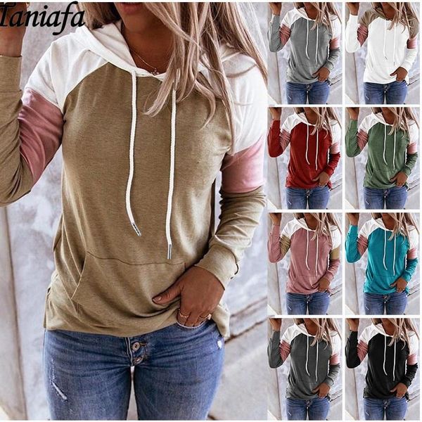 women's hoodies & sweatshirts autumn and winter fashion women loose casual sweatshirt contrast long-sleeved hooded plus size sweaashirt, Black
women's hoodies & sweatshirts autumn and winter fashion women loose casual sweatshirt contrast long-sleeved hooded plus size sweaashirt, Black