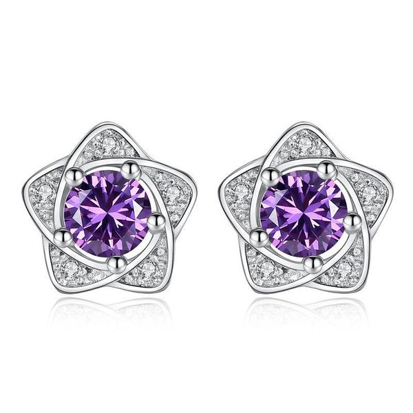 stud promotion 925 sterling silver fashion rose flower cz zircon ladies`stud earrings jewelry women wedding gift anti allergy, Golden;silver
stud promotion 925 sterling silver fashion rose flower cz zircon ladies`stud earrings jewelry women wedding gift anti allergy, Golden;silver