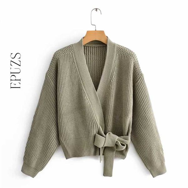womens green knitted cardigan sweater women long sleeve sashes chic sweater streetwear knit 211018, White;black
womens green knitted cardigan sweater women long sleeve sashes chic sweater streetwear knit 211018, White;black