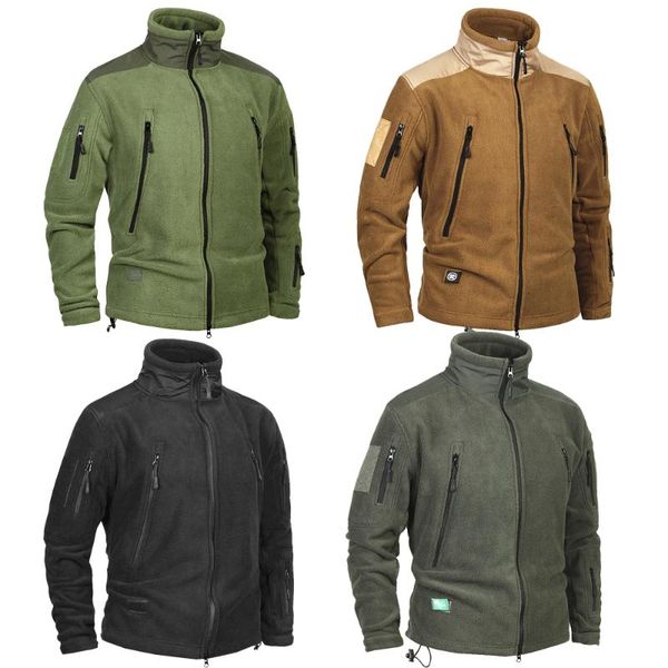men's jackets spring autumn korean style thicken warm military army fleece for men casual loose splicing men,s-2xl, Black;brown
men's jackets spring autumn korean style thicken warm military army fleece for men casual loose splicing men,s-2xl, Black;brown