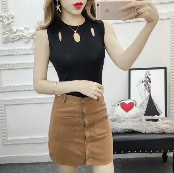 259# korean spring and summer women's knit sweater all-match self-cultivation camisole female bottoming t-shirt, White
259# korean spring and summer women's knit sweater all-match self-cultivation camisole female bottoming t-shirt, White