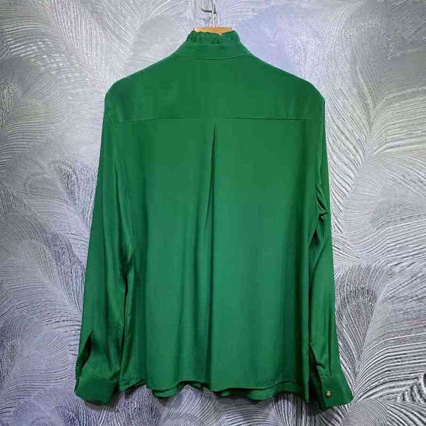 shirts blouses blouses seqinyy 100% silk blouse summer spring fashion design feminine runway flowers printing elegant green shirt office lad, White
shirts blouses blouses seqinyy 100% silk blouse summer spring fashion design feminine runway flowers printing elegant green shirt office lad, White