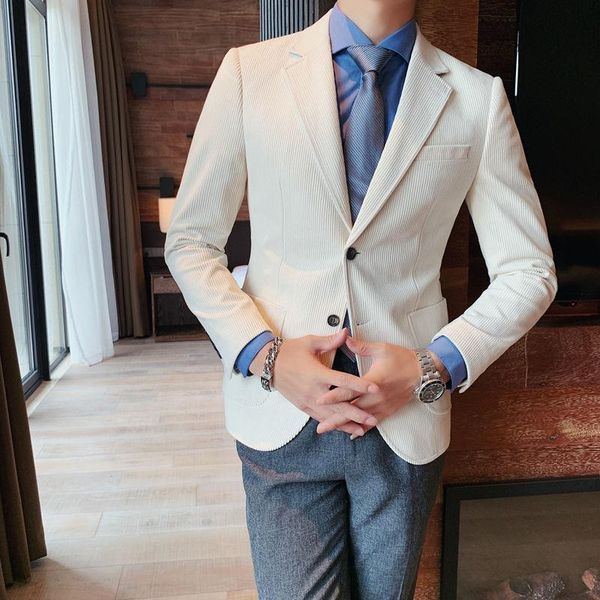 men's suits & blazers autumn men winter plus size blazer jackets slim fit casual coats male solid business formal outwear o564, White;black
men's suits & blazers autumn men winter plus size blazer jackets slim fit casual coats male solid business formal outwear o564, White;black