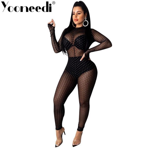 women's jumpsuits & rompers yooneedi 2021 quality arrival women color solid diamond o-neck full sleeve ladies cy1207, Black;white
women's jumpsuits & rompers yooneedi 2021 quality arrival women color solid diamond o-neck full sleeve ladies cy1207, Black;white