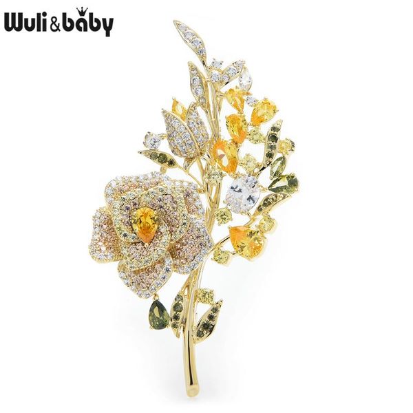 pins, brooches wuli&baby luxury rose flower women 2-color cubic zirconia weddings casual brooch pins gifts, Gray
pins, brooches wuli&baby luxury rose flower women 2-color cubic zirconia weddings casual brooch pins gifts, Gray