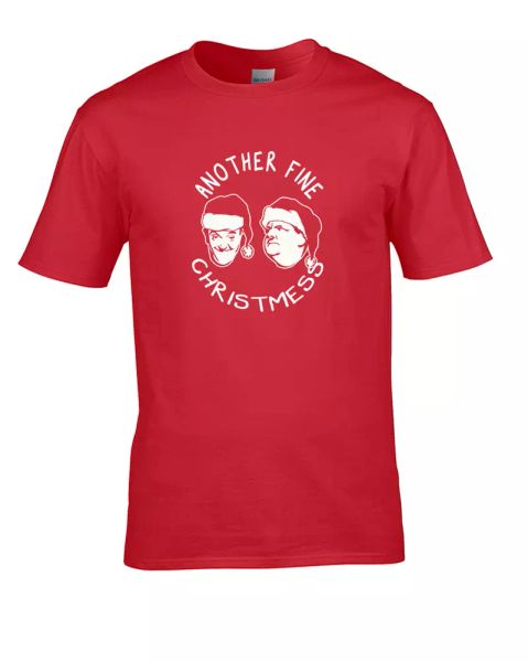 another fine christmess- comedy duo christmas- men's t-shirt, White;black
another fine christmess- comedy duo christmas- men's t-shirt, White;black