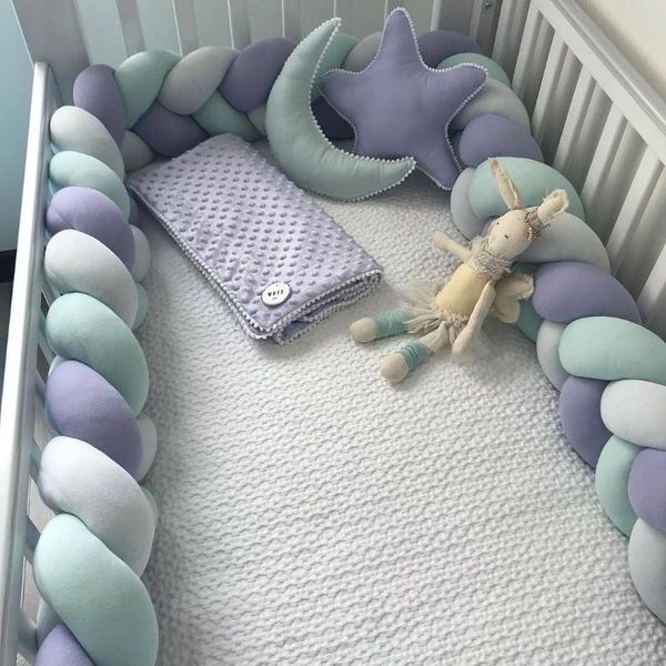 bedding sets 3 meter baby bed bumper braid knot pillow cushion for infant crib protector tour de lit tresse room decor
bedding sets 3 meter baby bed bumper braid knot pillow cushion for infant crib protector tour de lit tresse room decor