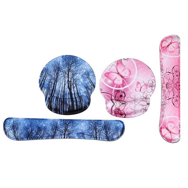 mouse pads & wrist rests pad set , with support and keyboard
mouse pads & wrist rests pad set , with support and keyboard
