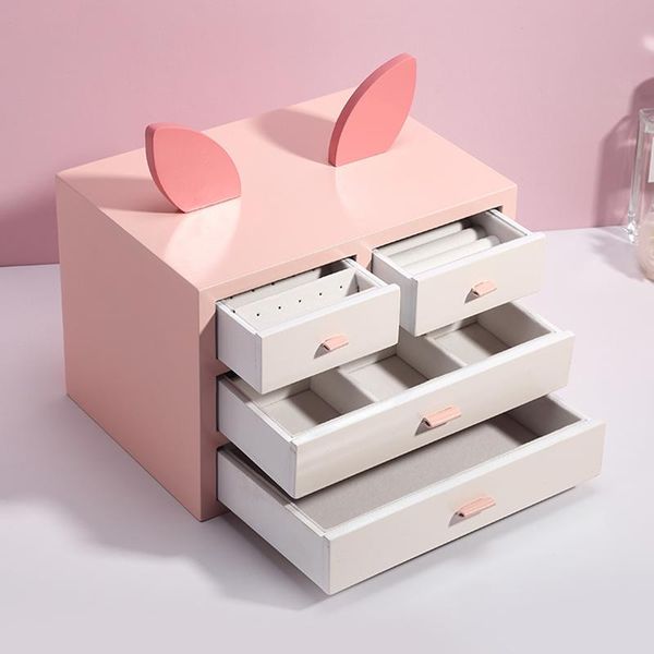jewelry pouches, bags pink luxury cartoon large wooden box organizer drawer jewellery case gift casket earring ring necklace storage, Pink;blue
jewelry pouches, bags pink luxury cartoon large wooden box organizer drawer jewellery case gift casket earring ring necklace storage, Pink;blue