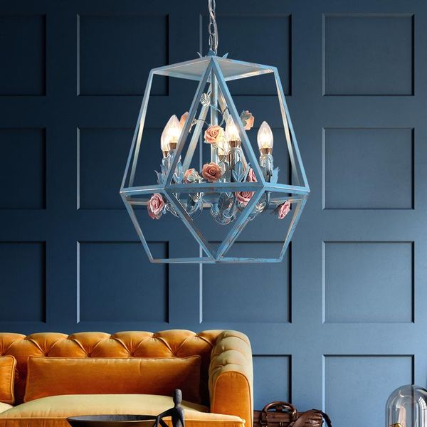 pendant lamps personalized pastoral led chandelier dining room living blue retro ironwork flowers diamond birdcage decorative lights
pendant lamps personalized pastoral led chandelier dining room living blue retro ironwork flowers diamond birdcage decorative lights