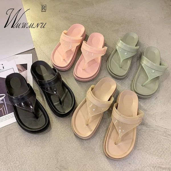 fashion candy colors summer flip flops comfortable open toes women sandals non-slip slides outside wear student beach shoes slippers, Black
fashion candy colors summer flip flops comfortable open toes women sandals non-slip slides outside wear student beach shoes slippers, Black