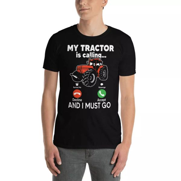 my tractor is calling and i must go funny tractor driver lover gifts t-shirt, White;black
my tractor is calling and i must go funny tractor driver lover gifts t-shirt, White;black