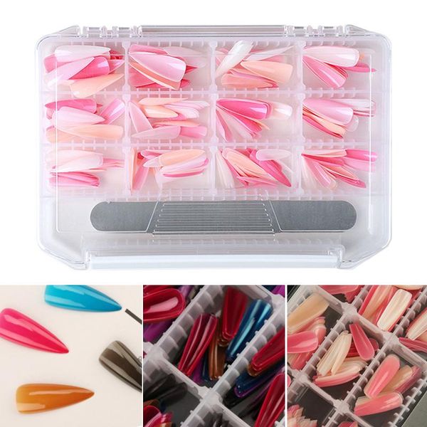 false nails pointed wear mixed multi-color ballet nail patches 240 pieces with file safe and portable fake, Red;gold
false nails pointed wear mixed multi-color ballet nail patches 240 pieces with file safe and portable fake, Red;gold
