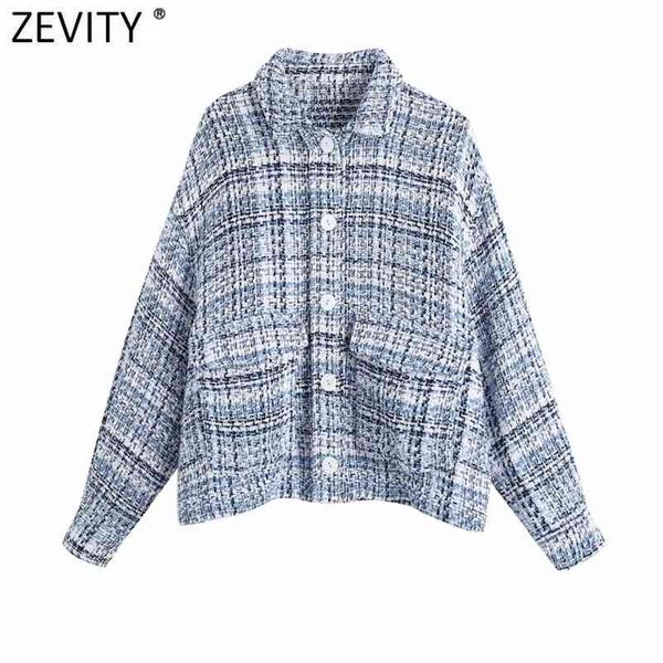 women vintage single breasted tweed shirt coat female long sleeve casual outwear jacket pockets chic brand sw713 210416, Black
women vintage single breasted tweed shirt coat female long sleeve casual outwear jacket pockets chic brand sw713 210416, Black
