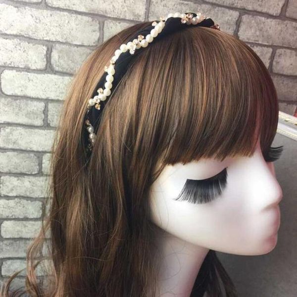hair accessories wyinya elegant temperament pearl winding wavy fabric band with diamonds sweet head jewelry
hair accessories wyinya elegant temperament pearl winding wavy fabric band with diamonds sweet head jewelry