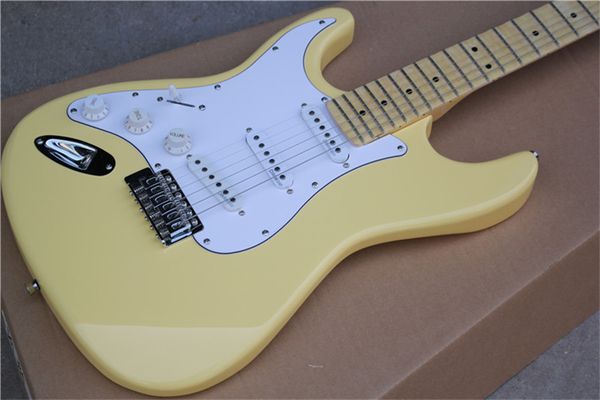 6 strings yellow left handed electric guitar with tremolo bar,maple fretboard guitars
6 strings yellow left handed electric guitar with tremolo bar,maple fretboard guitars