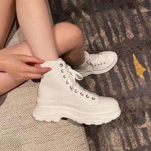 boots thick soled high shoes for women autumn and winter 2021 round head lace up solid color leisure muffin1, Black
boots thick soled high shoes for women autumn and winter 2021 round head lace up solid color leisure muffin1, Black