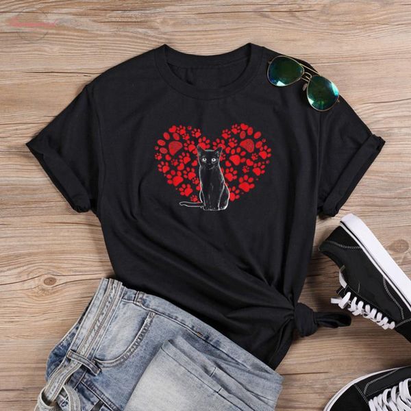 women's t-shirt colored cat lover heart funny women tumblr grunge o-neck graphic fashion 100% cotton casual tee tshirt, White
women's t-shirt colored cat lover heart funny women tumblr grunge o-neck graphic fashion 100% cotton casual tee tshirt, White