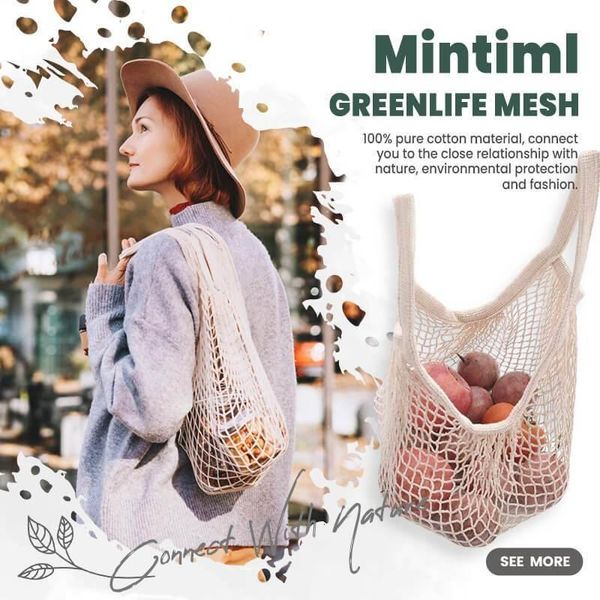 storage bags mintiml greenlife mesh reusable fruit shopping string grocery shopper cotton tote woven net shoulder bag
storage bags mintiml greenlife mesh reusable fruit shopping string grocery shopper cotton tote woven net shoulder bag