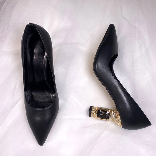 2021 women ladies genuine real leather dress shoes rhinestone 8cm chuckly high autumn fall summer pillage toe wedding party bridesmaid sweet, Black
2021 women ladies genuine real leather dress shoes rhinestone 8cm chuckly high autumn fall summer pillage toe wedding party bridesmaid sweet, Black