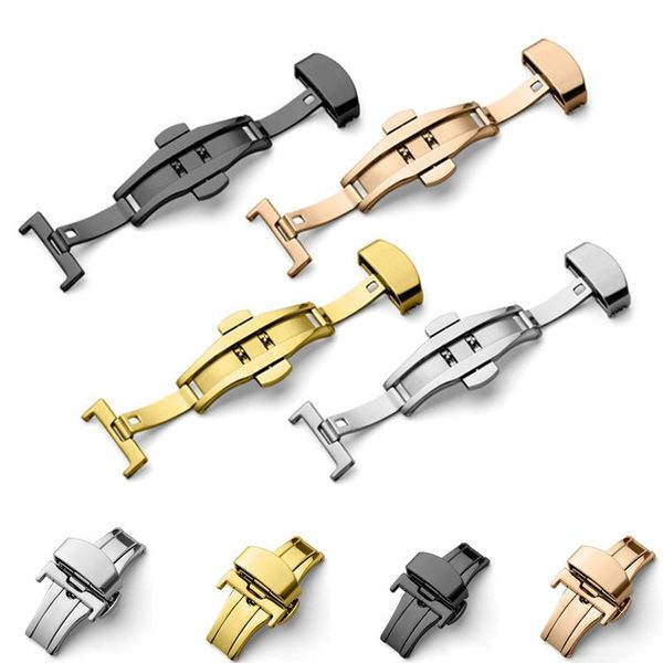 watch bands stainless steel solid double push button fold buckle butterfly deployment clasp strap relojes 12 14 16 18 20 22mm, Black;brown
watch bands stainless steel solid double push button fold buckle butterfly deployment clasp strap relojes 12 14 16 18 20 22mm, Black;brown