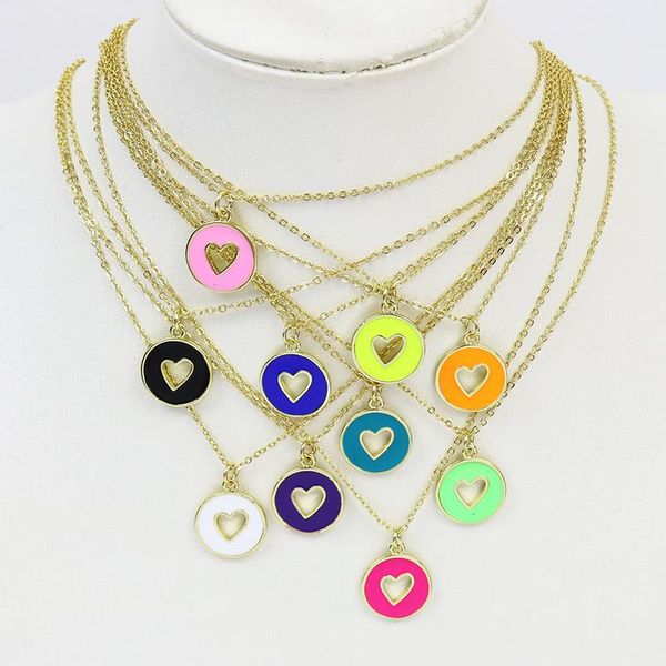 pendant necklaces 10 pcs enamel medal round necklace mix color fashion jewelry chain 52013, Silver
pendant necklaces 10 pcs enamel medal round necklace mix color fashion jewelry chain 52013, Silver