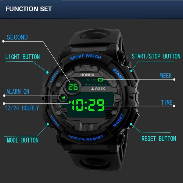 wristwatches luxury mens digital led watch waterproof sport men outdoor date electronic watches wrist clock male relogio masculino, Slivery;brown
wristwatches luxury mens digital led watch waterproof sport men outdoor date electronic watches wrist clock male relogio masculino, Slivery;brown