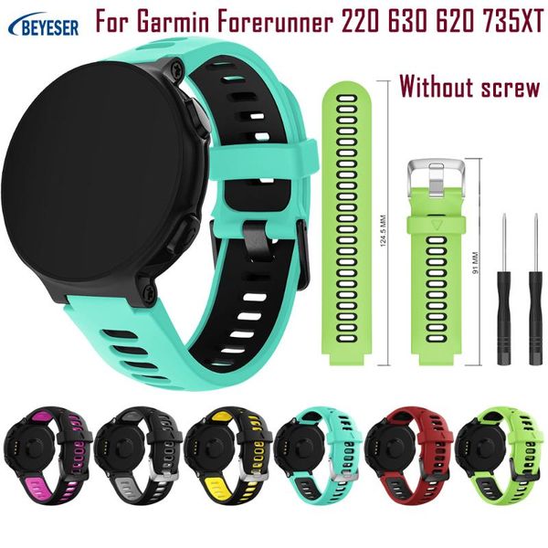 watch bands sports silicone strap for garmin forerunner 220 230 235 630 620 735xt band 735 watchband, Black;brown
watch bands sports silicone strap for garmin forerunner 220 230 235 630 620 735xt band 735 watchband, Black;brown