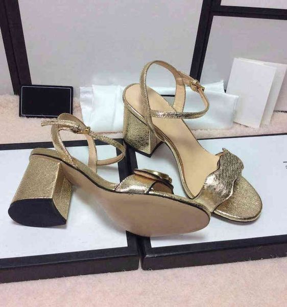 women leather sandals double gold-toned hardware real ankle strap dress wedding shoes 7.5 /.5 cm with box, Black
women leather sandals double gold-toned hardware real ankle strap dress wedding shoes 7.5 /.5 cm with box, Black