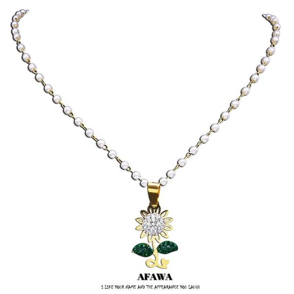 pendant necklaces stainless steel crystal sun flower gold color statement necklace imitation pearls jewelry collares de perlas n4903s01, Silver
pendant necklaces stainless steel crystal sun flower gold color statement necklace imitation pearls jewelry collares de perlas n4903s01, Silver