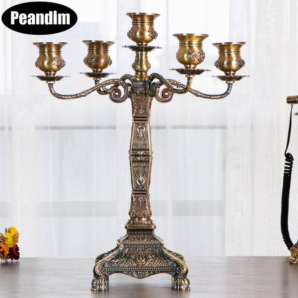 bronze candle holders luxury 5 arms wedding candlestick party home decorations candelabra for table centerpieces
bronze candle holders luxury 5 arms wedding candlestick party home decorations candelabra for table centerpieces