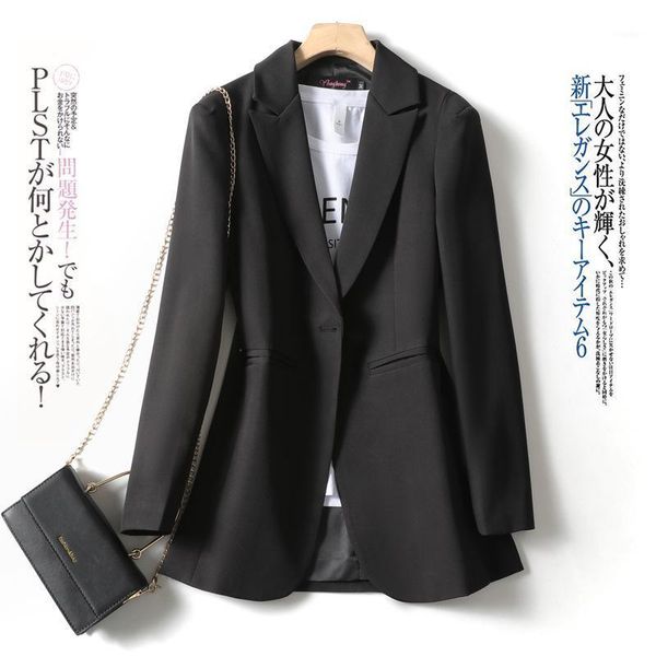 women's suits & blazers fashion women black suit blazer long sleeve pocket office lady business coat female retro, White;black
women's suits & blazers fashion women black suit blazer long sleeve pocket office lady business coat female retro, White;black