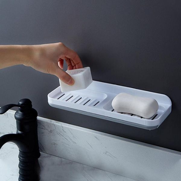 double grid drawer design wall mounted soap dish drain box bathroom shower holder tray storage rack shelf dishes
double grid drawer design wall mounted soap dish drain box bathroom shower holder tray storage rack shelf dishes
