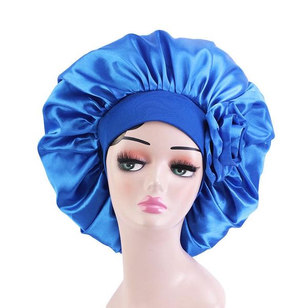 beanie/skull caps extra large satin silky sleep cap with premium elastic band female waterproof shower solid color head wrap brimmed nightca, Blue;gray
beanie/skull caps extra large satin silky sleep cap with premium elastic band female waterproof shower solid color head wrap brimmed nightca, Blue;gray