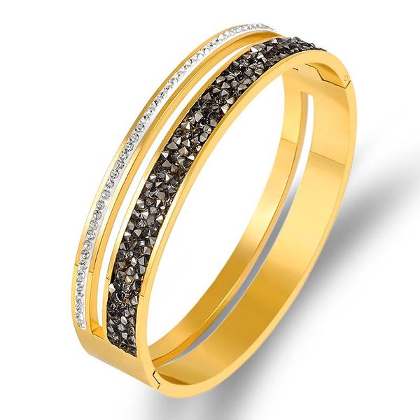 bangle classic black crystals width bracelets for men women stainless steel jewelry charm laser logo custom gift
bangle classic black crystals width bracelets for men women stainless steel jewelry charm laser logo custom gift