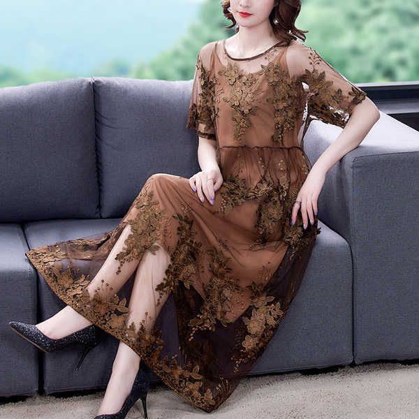 summer embroidery party dress runway floral bohemian flower embroidered beach boho mesh dresses vestido 210531, Black;gray
summer embroidery party dress runway floral bohemian flower embroidered beach boho mesh dresses vestido 210531, Black;gray