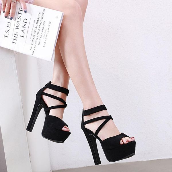 dress shoes roman thick-heeled sandals waterproof platform thick-soled hollow high-heeled women's size 40 2021 summer style, Black
dress shoes roman thick-heeled sandals waterproof platform thick-soled hollow high-heeled women's size 40 2021 summer style, Black